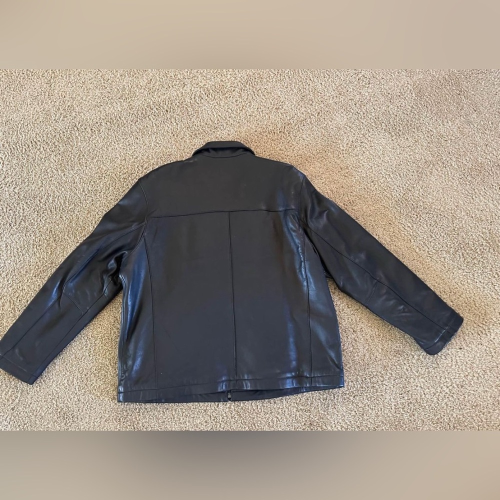 Docket Leather Jacket.-men